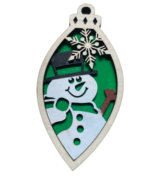 Frosty ornament