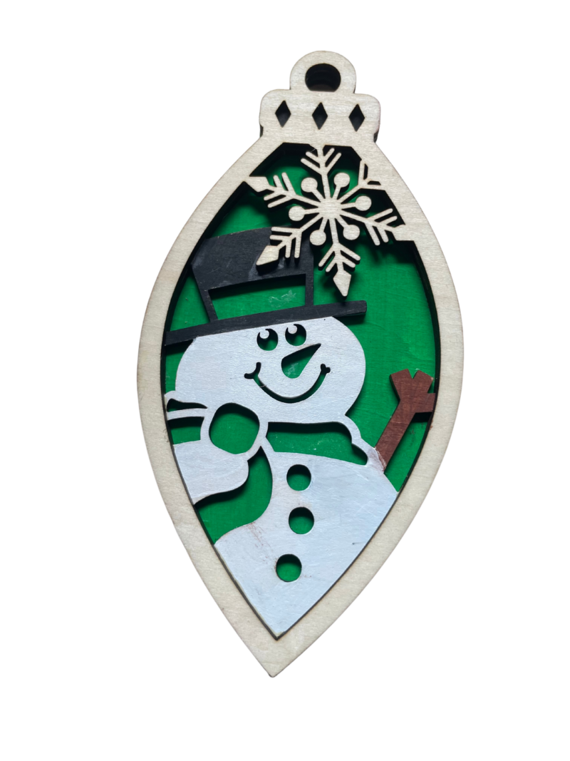 Frosty ornament